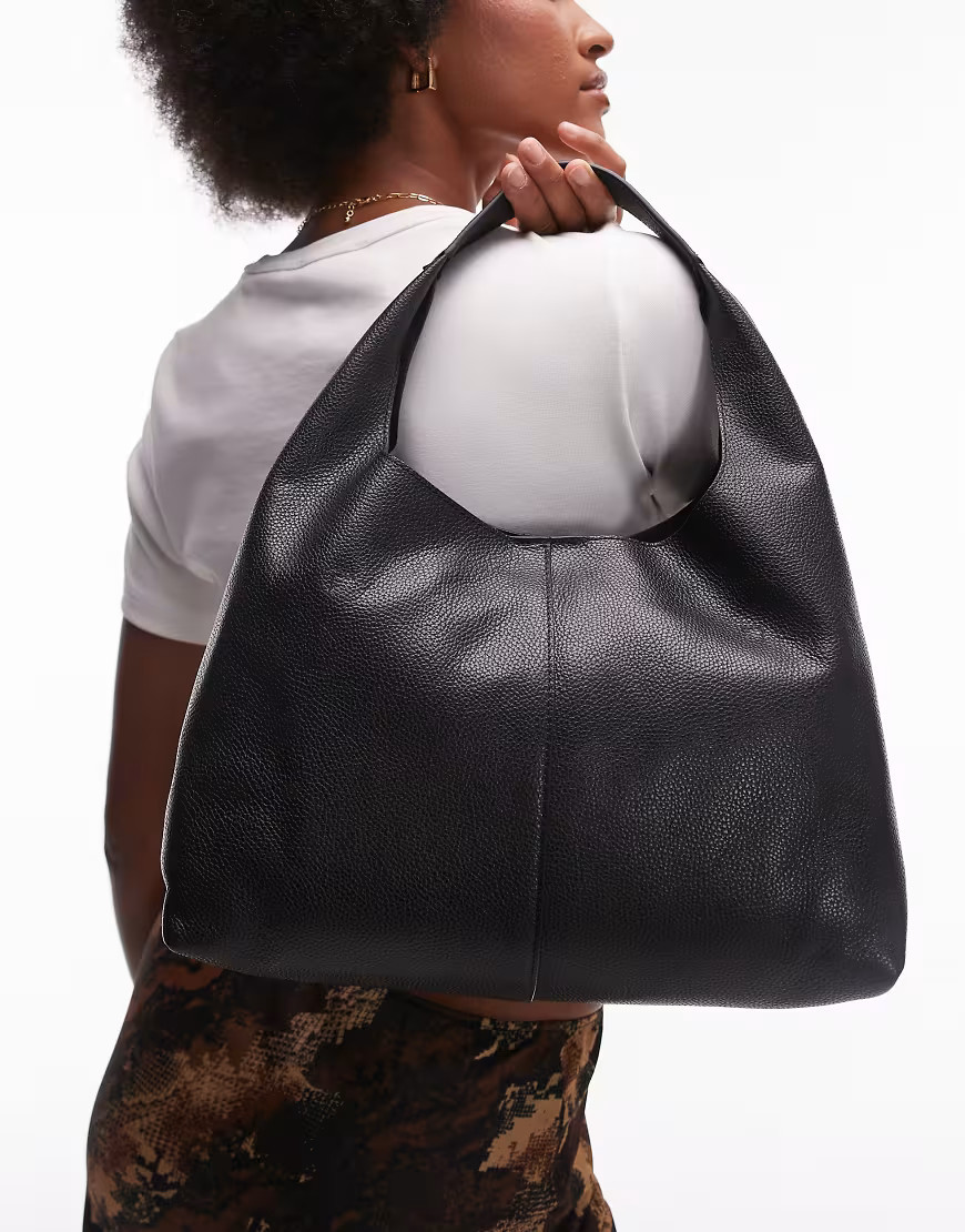 & Other Stories small leather tote bag in black | ASOS (Global)