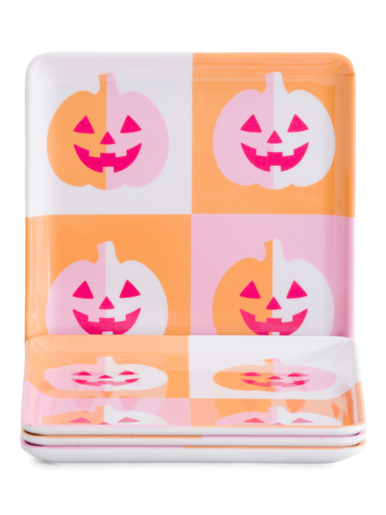 Set Of 4 Melamine Pumpkin Plates | Halloween | Marshalls | Marshalls