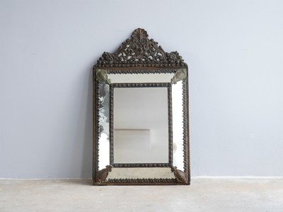 Repoussé Cushion Mirror, French 19th Century  | eBay | eBay US