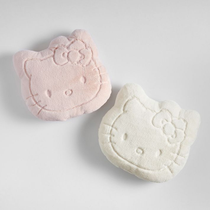 Hello Kitty® Magical Faux Fur Pillow | Pottery Barn Teen