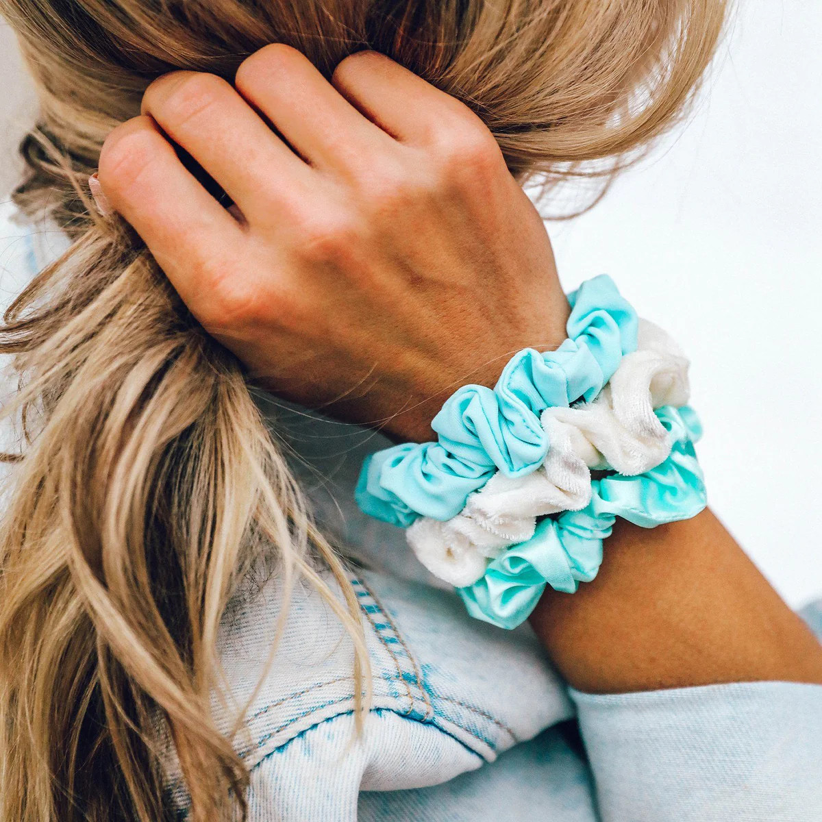 Wave Scrunchies (Set of 3) | Pura Vida Bracelets