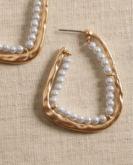 Pearl Hoop Earrings On Major Sale

#LTKSaleAlert #LTKFindsUnder50 #LTKStyleTip