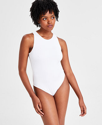 Bar III Women's Sleeveless Jersey Bodysuit, Created for Macy's - Macy's | Macy's