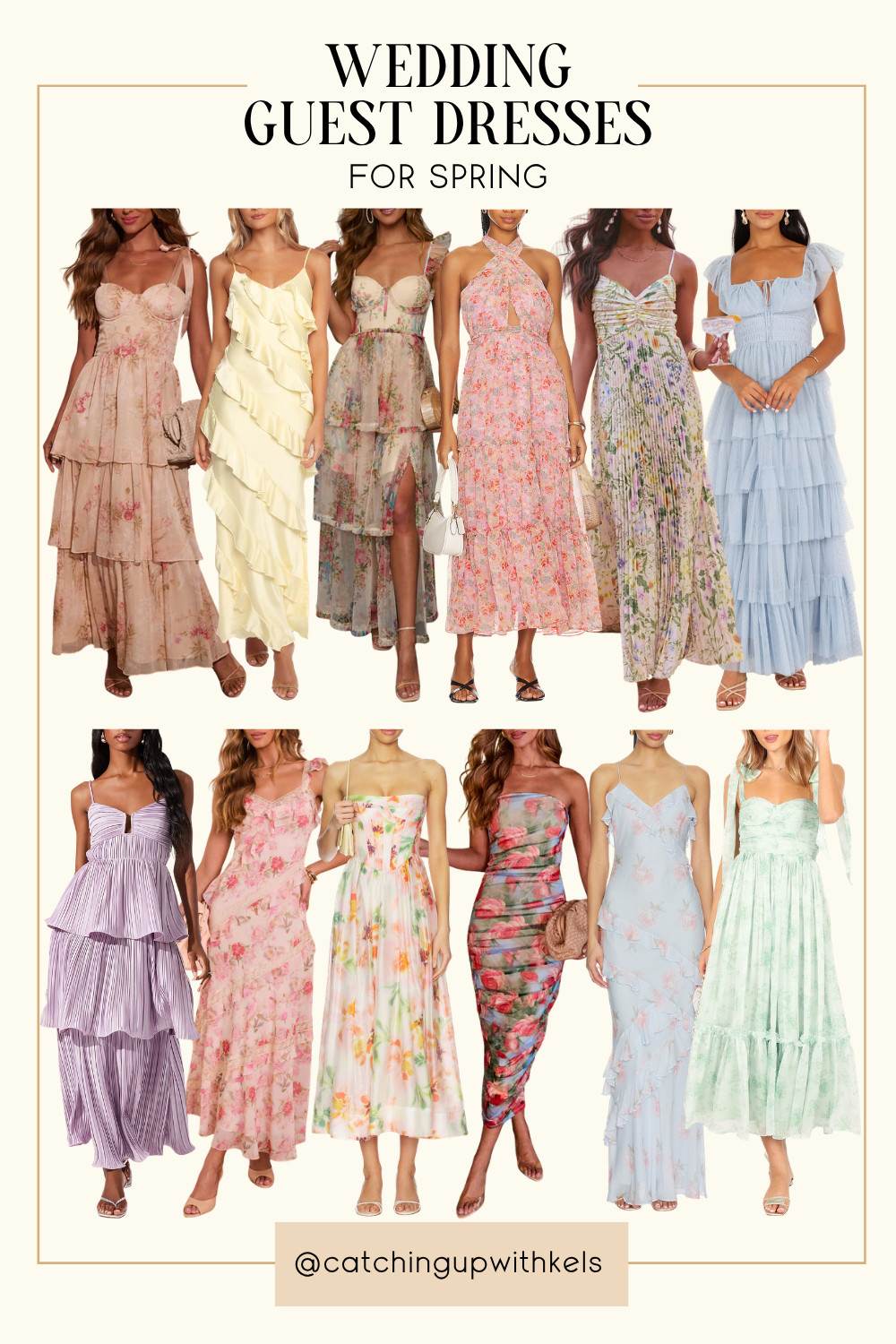 Spring wedding guest dresses you’ll actually want to wear again! Think soft colors, flattering fits, and easy elegance for every invite on your calendar—dressed up without trying too hard!  

 #LTKootd #LTKSeasonal #LTKWedding