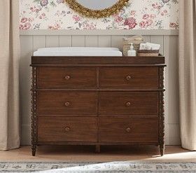 Elsie Extra-Wide Dresser &amp; Topper Set (49&quot;) | Pottery Barn Kids