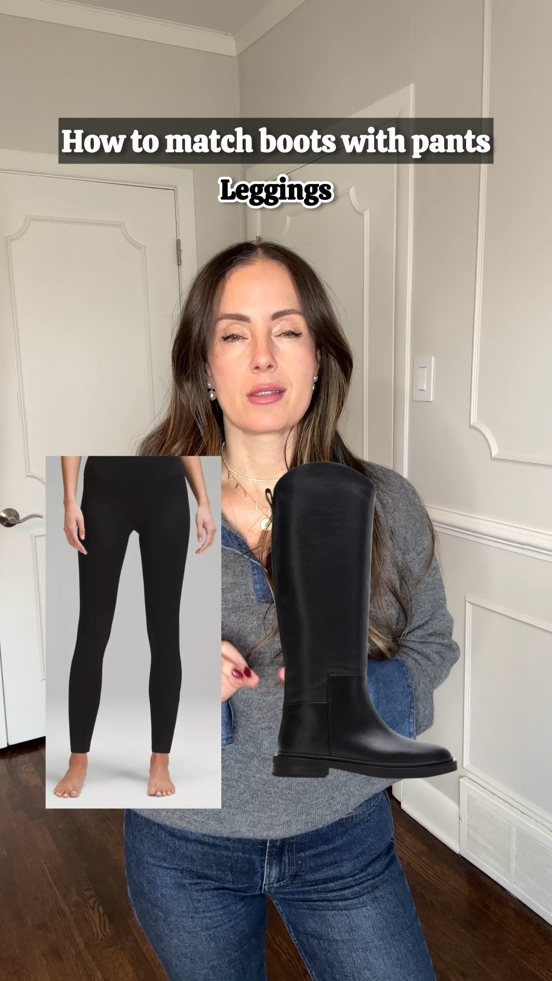What boots to wear with your pants! Hope this helps!