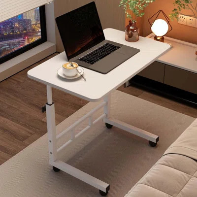 Standing Desk Adjustable Height, Mobile Stand up Desks w/Wheels, Portable Rolling Small Computer Table for Home Office | Wayfair North America