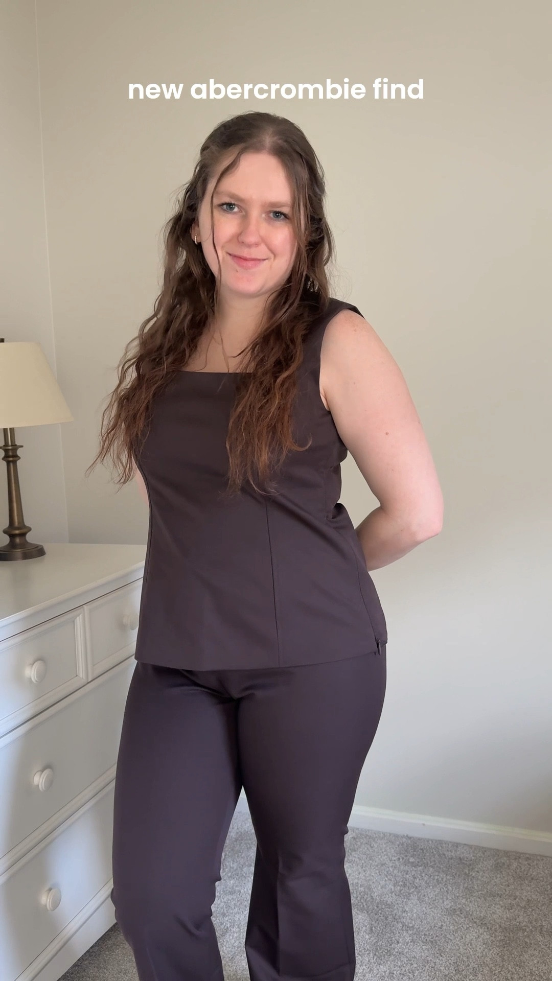 New Abercrombie Forme collection matching set! The material is stretchy and comfortable for those long days in the office. I can’t wait to wear this into the office in the spring and summer.

Top: L
Pants: 32 short

#LTKMidsize #LTKootd #LTKWorkwear