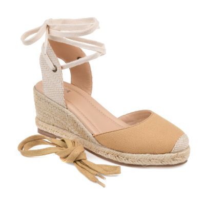 new!Journee Collection Womens Monte Wedge Sandals Wide Width | JCPenney