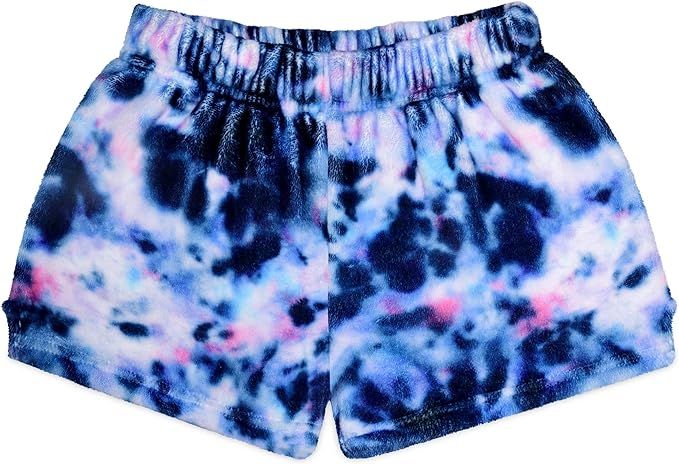 iscream Big Girls Silky Soft Bold Print Plush Fleece Shorts - Bold & Boho Collection | Amazon (US)