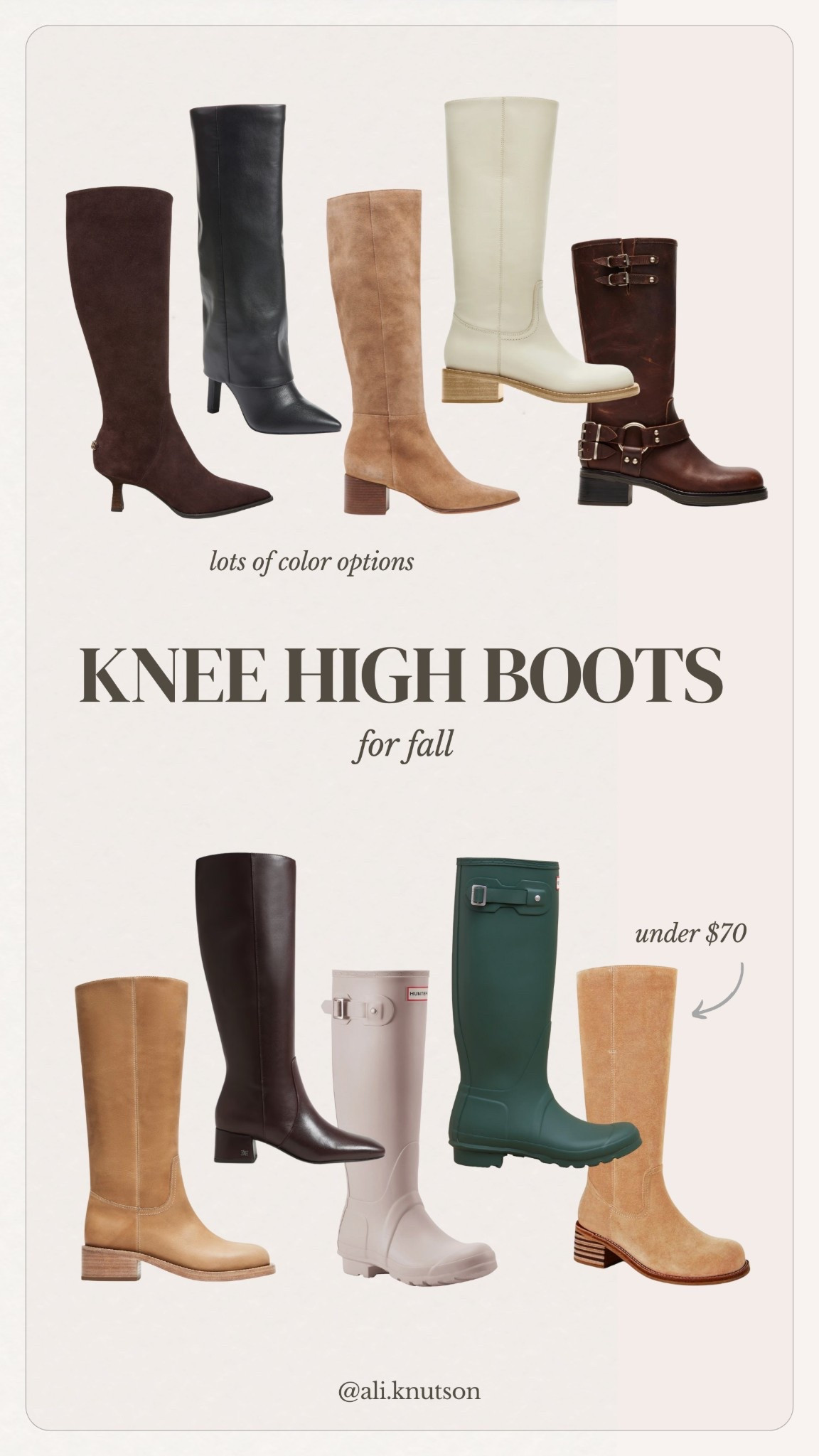 Knee high boots for fall 

#LTKFindsUnder100 #LTKShoeCrush #LTKStyleTip