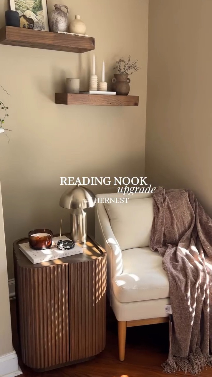 I’ve been searching for the perfect side table for my reading corner and this one from @hernest_official is perfection 🤎 Love the beautiful fluted detailing and the quality is so good- solid wood, super sturdy, and the soft-close doors are such a nice touch. Plus the added storage is much needed for my small space ✨ Also, major bonus points for the table arriving completely assembled 🙌

PSA: HERNEST is having their Easter Holiday Sale right now where you can save up to $500 Off Sitewide✨

Product Name: Skimra 18” Oak Side Table - SKU9251

#HERNEST #MyHernestHome #readingnook #cozyhome #homedecor