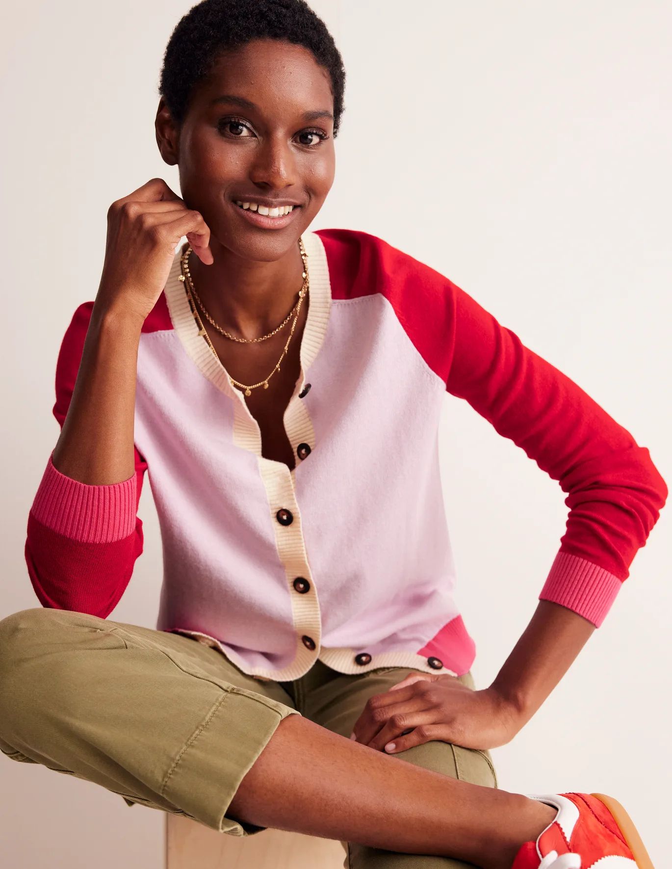 Meg Saddle Sleeve Cardigan | Boden (US)