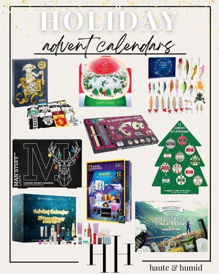 Holiday and christmas advent calendars. Some of these, like the sephora beauty one sell out quickly each year (two versions linked). Paige and I are going to share it. Pierce is getting the fishing lure advent


#LTKGiftGuide #LTKHoliday #LTKfindsunder100