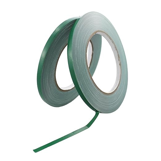 2 PCS Green Floral Tape, 0.25" Flower Stem Wrap Tapes, Waterproof Florist Tape - Multipurpose Adh... | Amazon (US)