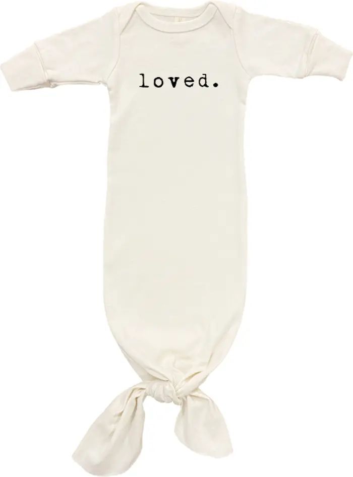 Tenth & Pine Loved Organic Cotton Tie Gown | Nordstrom | Nordstrom