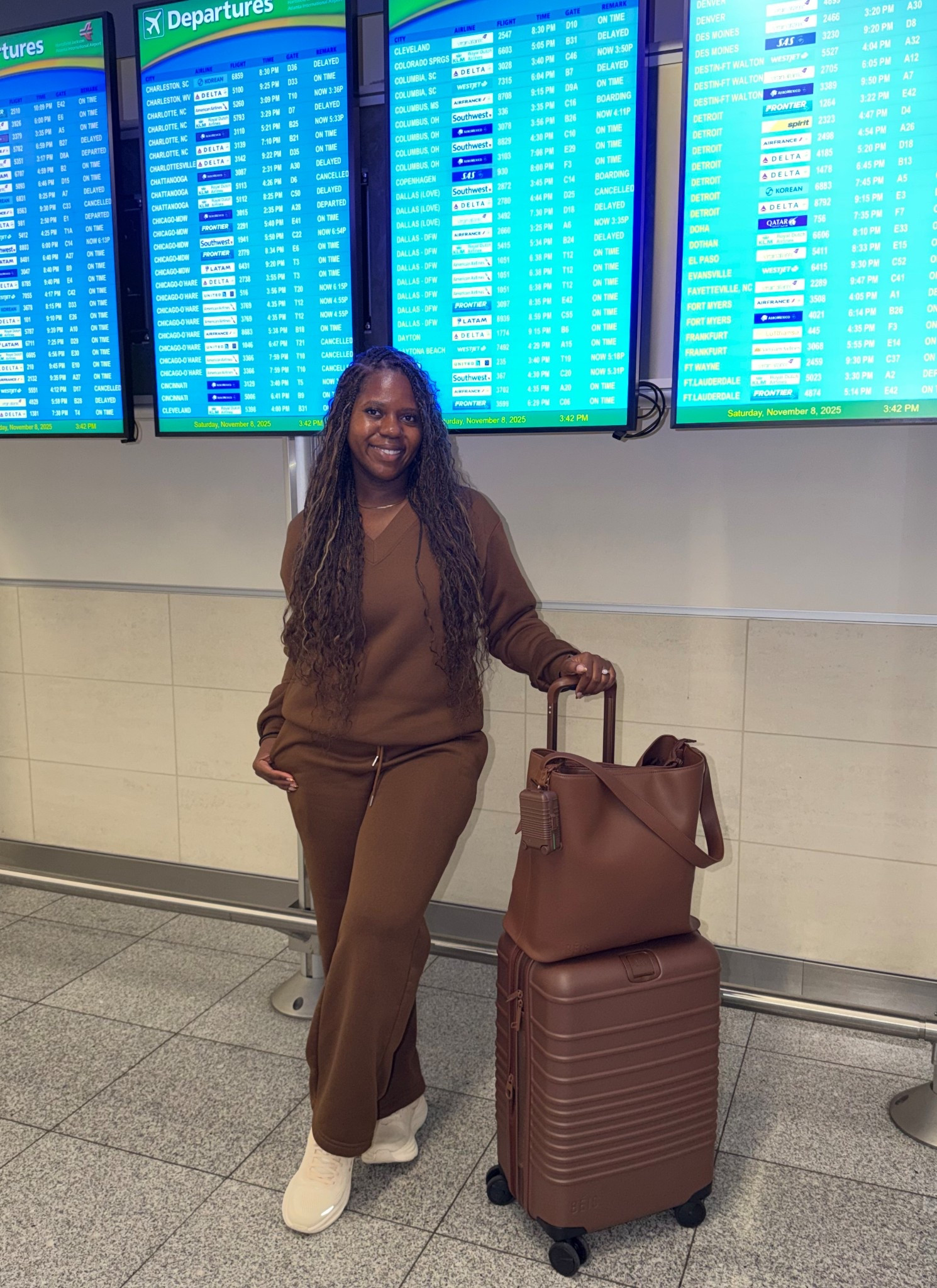 Airport fit = BÉIS era. Obsessed with how much I fit in this BÉIS tote pockets alone! Life-changing. 

#LTKBeauty #LTKgrwm #LTKTravel