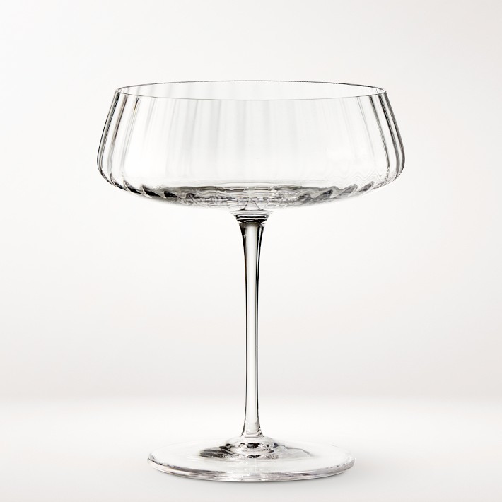 Williams Sonoma Reserve Optic Coupe Glasses | Williams-Sonoma