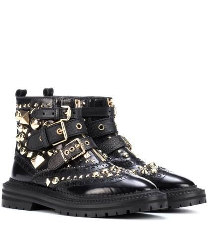 Everdon embellished leather ankle boots | Mytheresa (DACH)