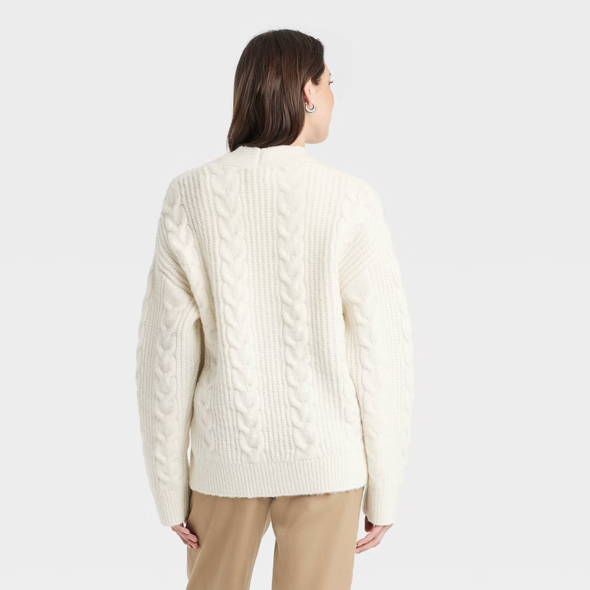 Women's Cozy Knit Cable Stitch Cardigan - Universal Thread™ | Target