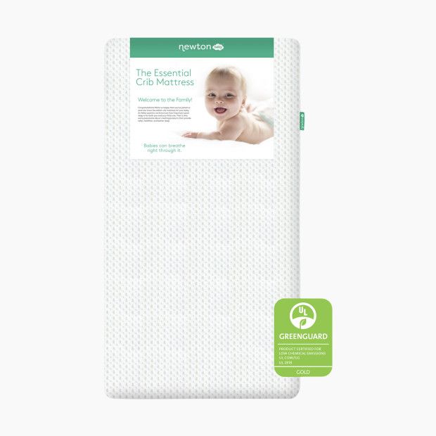 Newton Baby Breathable Mini Crib Mattress in White Size 37.75"" x 23.75"" x 3"" | 100% Polyester | Babylist