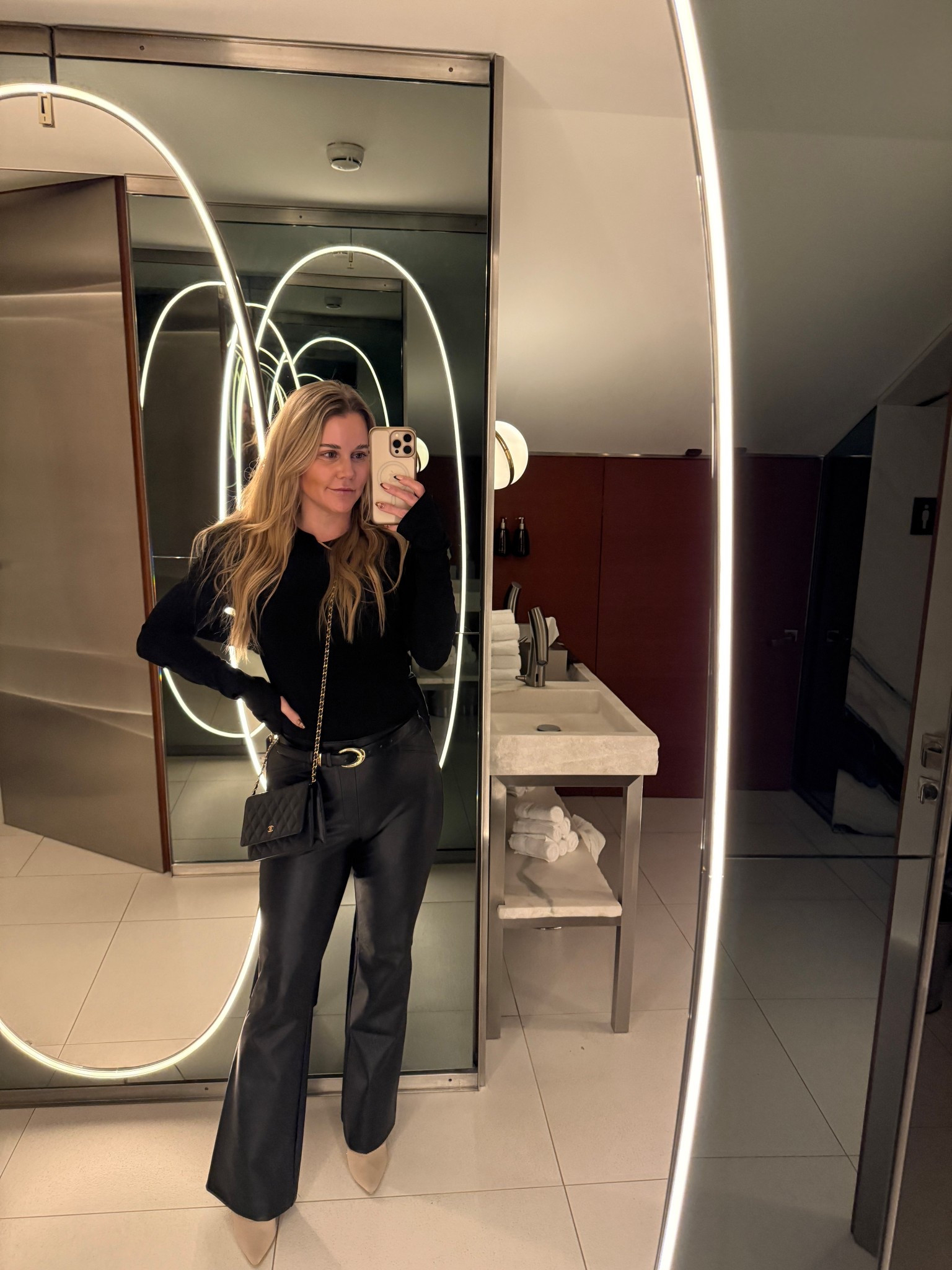 All black outfit, leather pants for petite, date, night, outfit, mountain chic

#LTKootd #LTKHoliday #LTKPetite