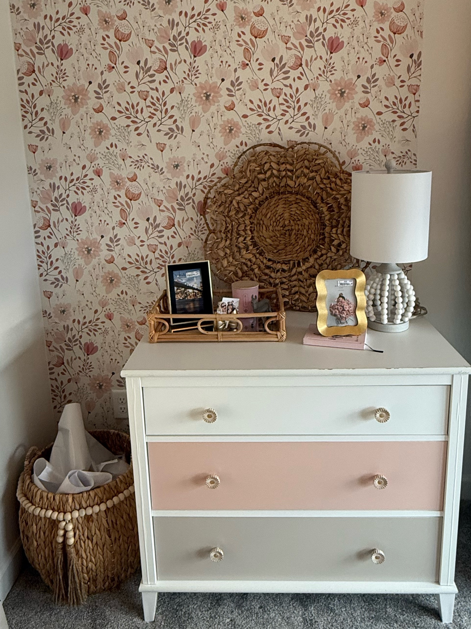 Work in progress, but way too cute not to share! 💕 This super easy-to-install/affordable wallpaper is already making such a beautiful statement in our soon to be au pair’s bedroom. Her favorite color is pink, so I’m doing my best to create a space that feels cozy, personal, and totally her!🌸✨
⁣
Can’t wait to see it all come together! Have you tried wallpaper? It’s so much fun and super easy! 
#RoomMakeover #CozySpaces #WallpaperMagic #AuPairRoom #PinkDetails

#LTKFamily #LTKHome #LTKFindsUnder100