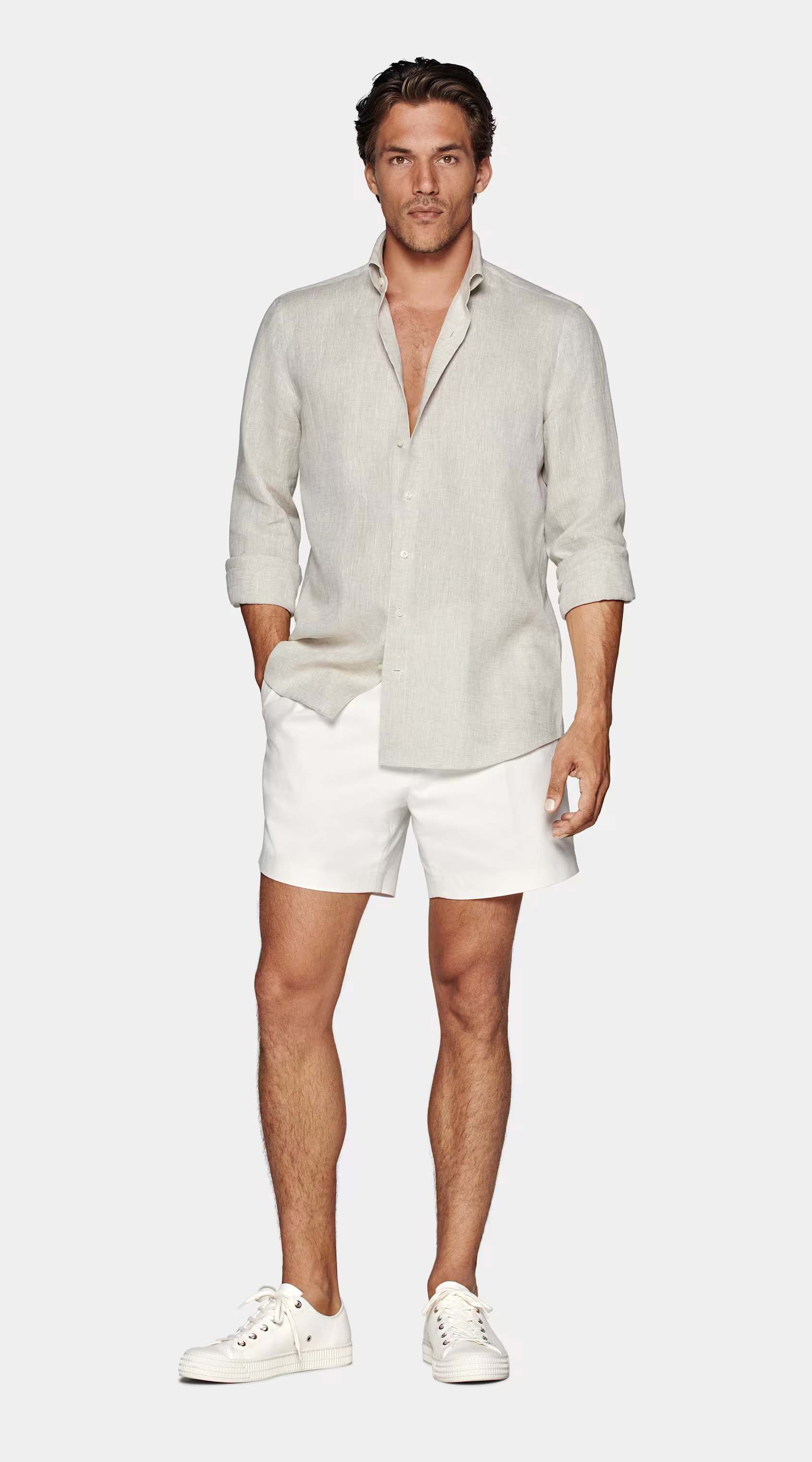 Sand Linen Shirt | Suitsupply (US)