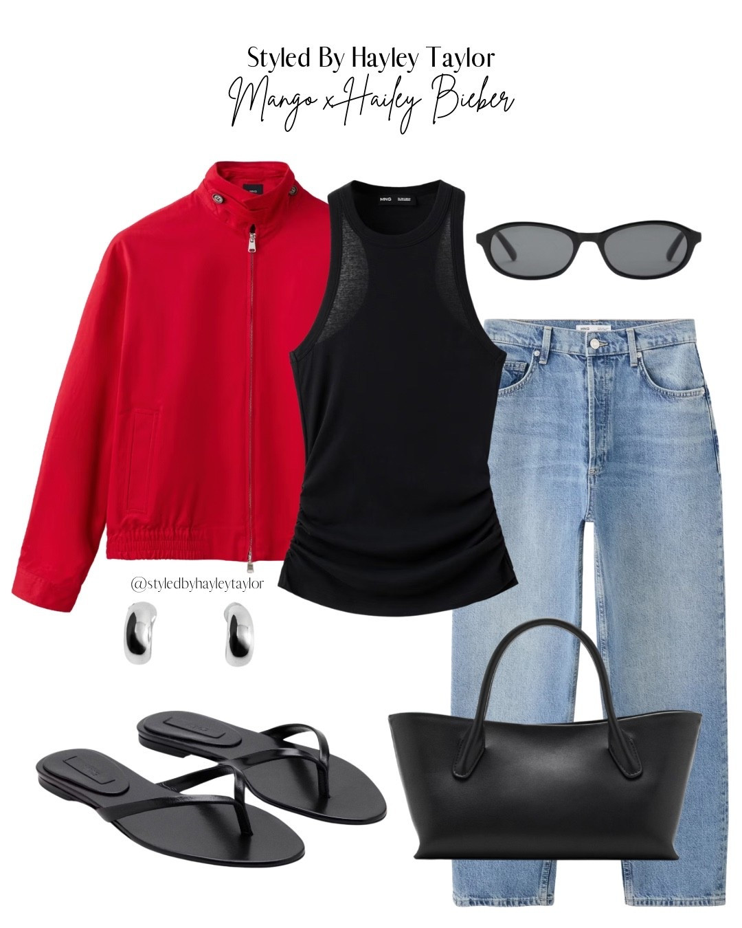 Mango X Hailey Bieber Outfit Ideas 🫶

#LTKspring #LTKsummer #LTKjeans