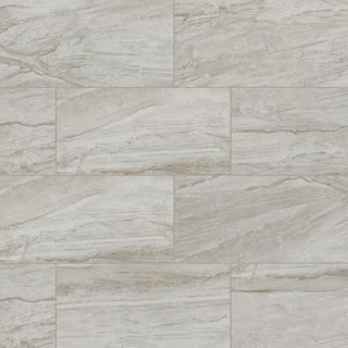 TrafficMaster Vigo Gris 12 in. x 24 in. Matte Stone Look Ceramic Floor and Wall Tile (16 sq. ft./... | The Home Depot