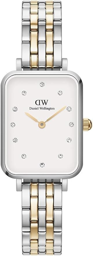 Daniel Wellington Quadro Watch 20x26mm Double Plated Stainless Steel (316L) Silver | Amazon (US)