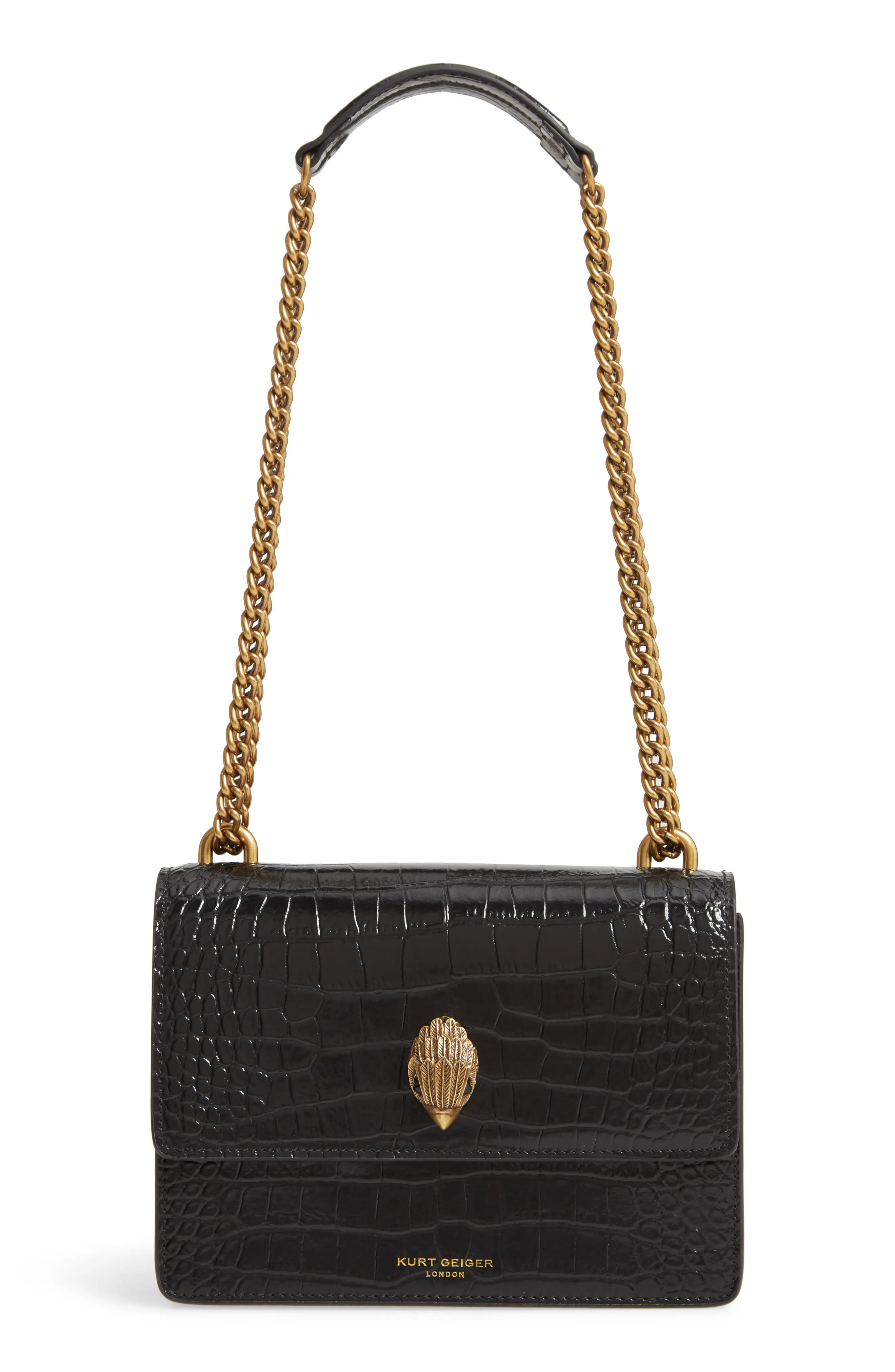 Shoreditch Crocodile Embossed Leather Crossbody Bag (Women) | Nordstromrack | Nordstrom Rack