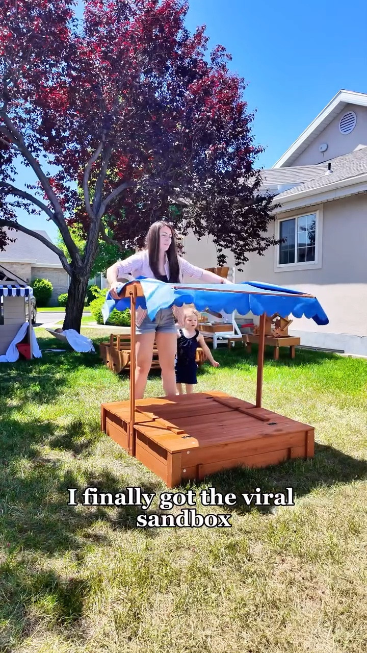 Use the link below to get this 👇🏻

Go to temu.com and use the code 

dvc5743 

Or use the link 

https://app.temu.com/k/u8tbldegskd

This sandbox is AMAZING and so much fun! We use it pretty much everyday, and my toddler loves it. I like it a lot because it has the shade, and seats for the kids. 

-
#temu #screenfree #screenfreeactivities #screenfreeplay #outdooractivities #toddler #toddlermomlife
