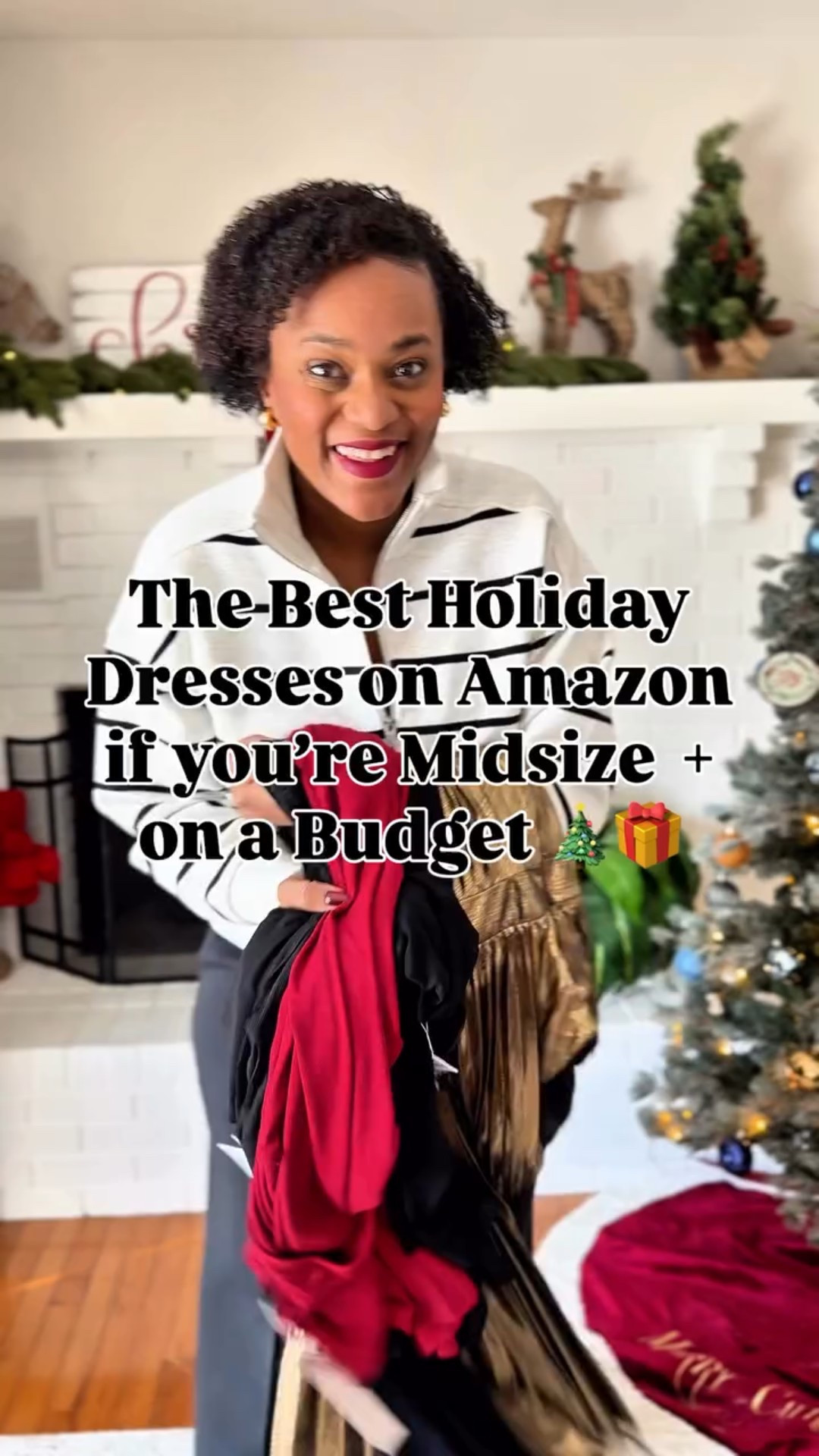 Comment ‘DRESS’ to get these stunning, affordable, holiday dresses that are perfect for all your holiday parties and amazing prices! 

Which one is your favorite?!

#holidayfashion #holidaydress midsize dresses, Amazon dresses, party dresses, formal dresses, gold dresses , black dresses, affordable dresses, holiday dresses, over 40 style, over 40 fashion 

#LTKHoliday #LTKSeasonal #LTKMidsize