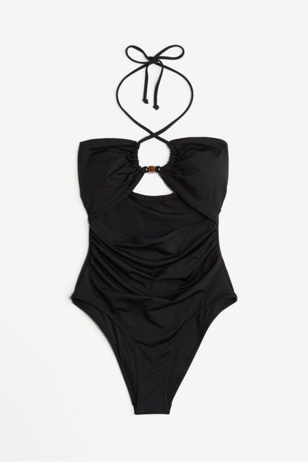 Black one piece swimsuit 

#LTKstyletip #LTKfindsunder50 #LTKswim
