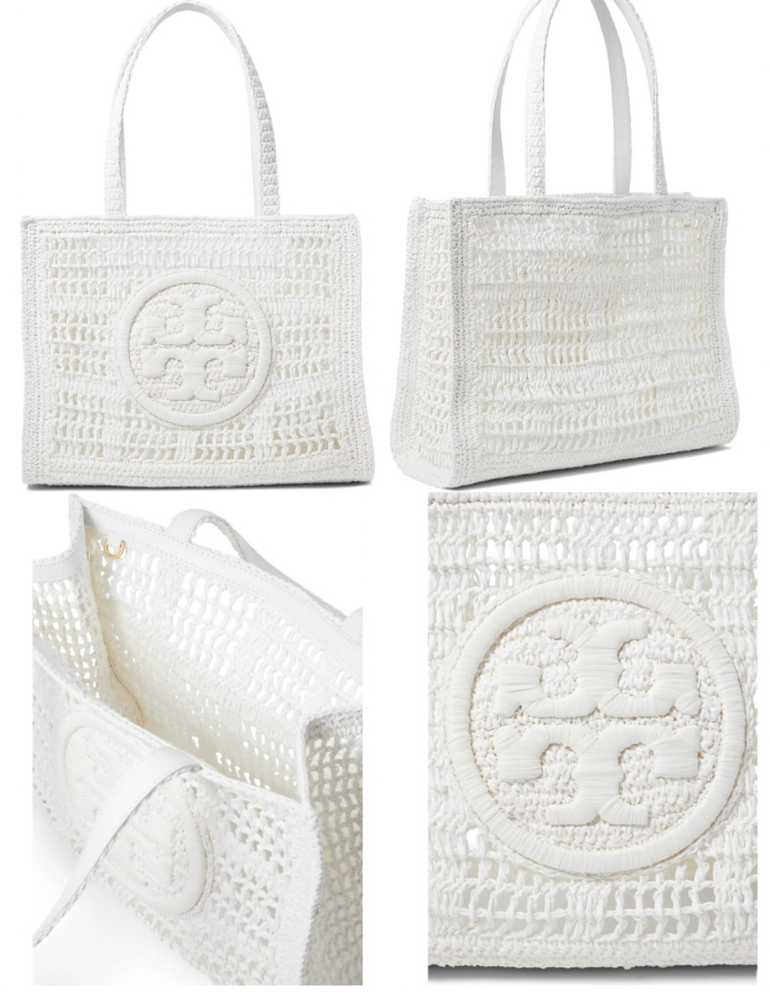 Tory Burch Crochet Tote on major markdown! #resortwear #toryburch #vacation #handbag #beachbag 

#LTKItBag #LTKTravel #LTKSaleAlert