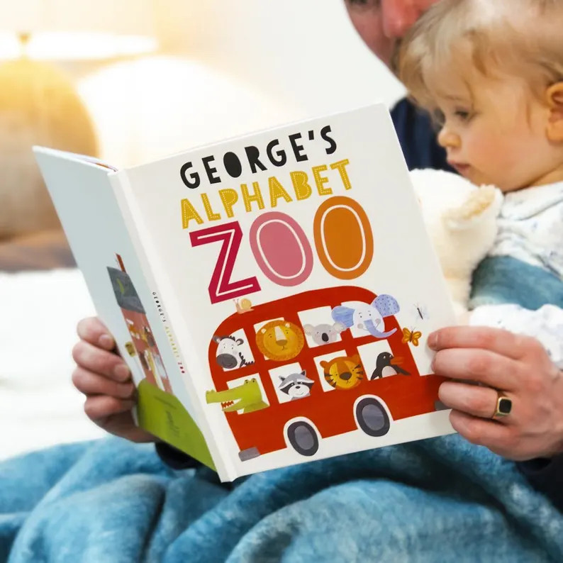 Christmas Personalized Zoo Name Book – Custom Story Gift & Stocking Filler for Kids - Etsy | Etsy (US)