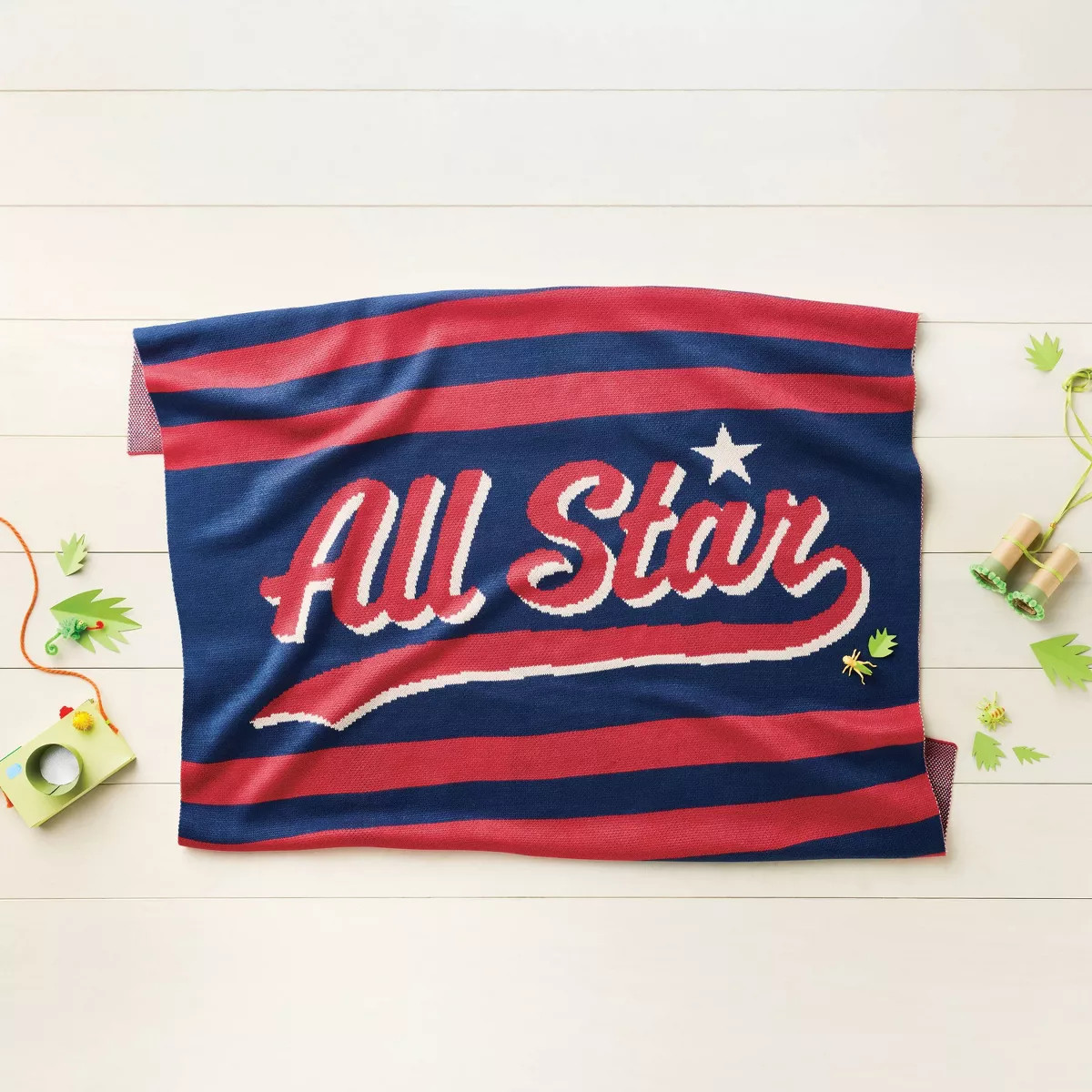 48"x58" All Star Knit Kids' Throw Blanket Red- Pillowfort™ | Target