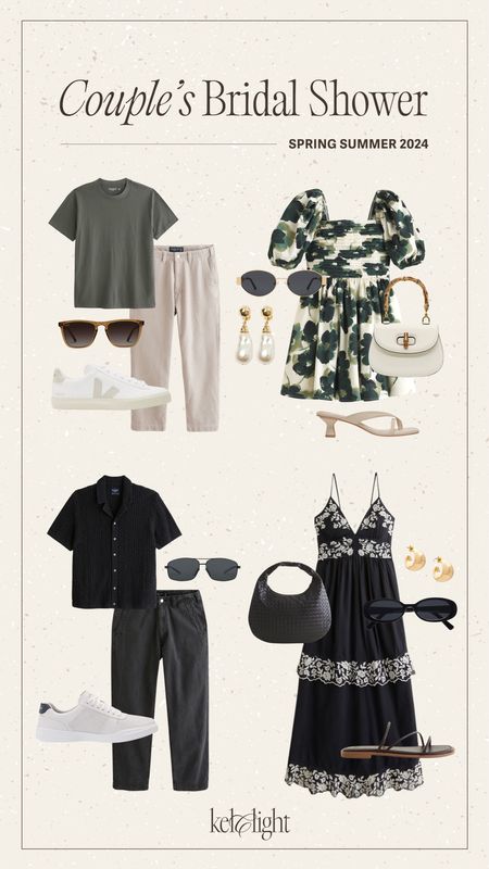 What we would wear to a couples bridal shower or next event 🤍 #mens #bridalshower #couples 

#LTKstyletip #LTKSeasonal #LTKmens