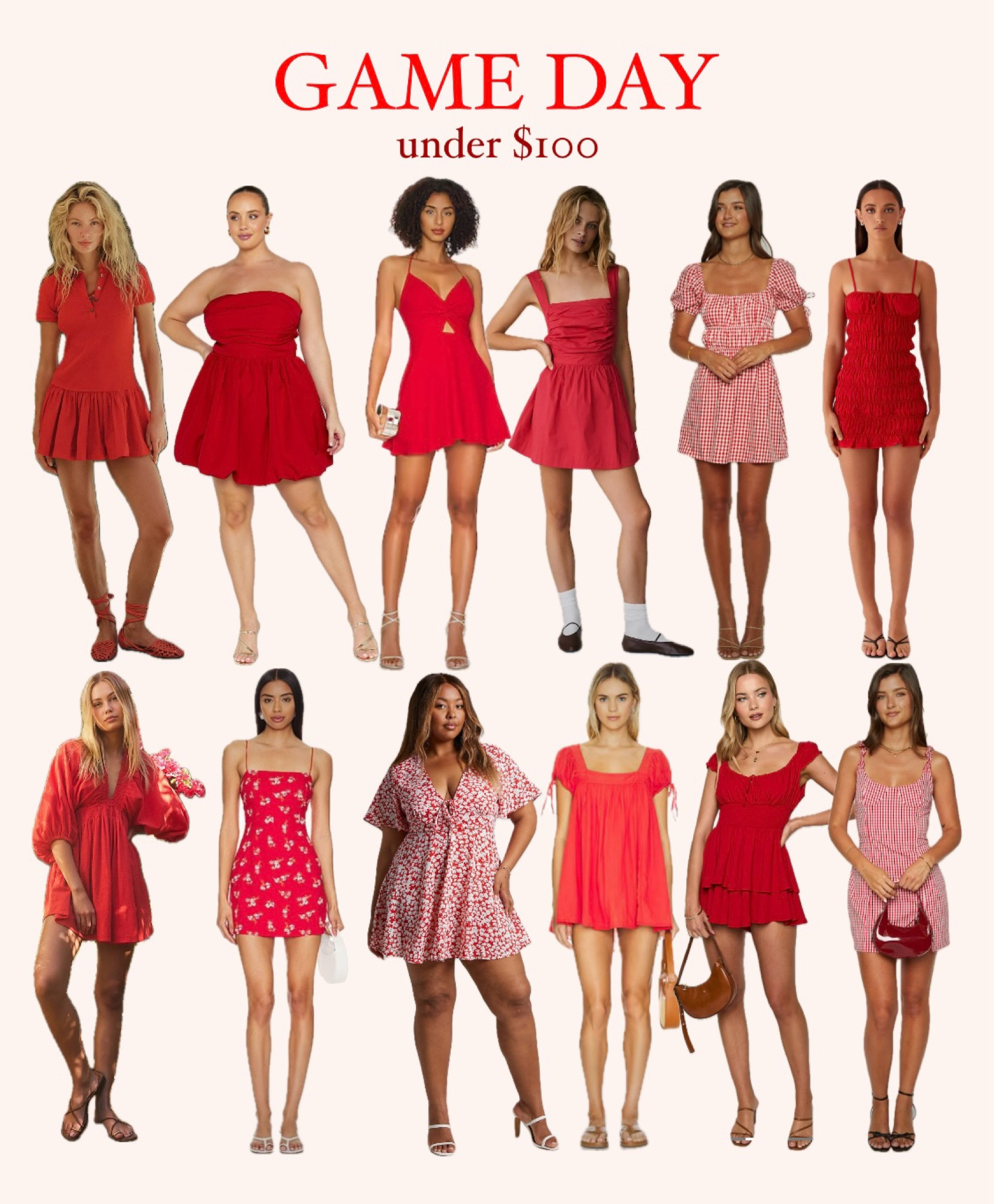 RED GAME DAY! Game day, Gameday, Game day outfit, Gameday outfit, Game day dress, Gameday dress, Game day look, Gameday look, tailgate, tailgating, college, college game day, college gameday, SEC, fraternity, fraternities, sorority, sororities, sorority outfit, sorority recruitment, sorority rush, football, black dress, black mini dress, black midi dress, black maxi dress, black dresses, black mini dresses, black midi dresses, black maxi dresses, black matching set, black matching sets, The University of Alabama, Bama, The University of Georgia, UGA, The University of South Carolina, USC, The University of Arkansas, UArk, Mississippi State University, MSU, The University of Missouri, Mizzou, Texas A&M University, College Station, The University of Oklahoma, The University of Texas, Vanderbilt University, Vandy, 

#LTKfindsunder100