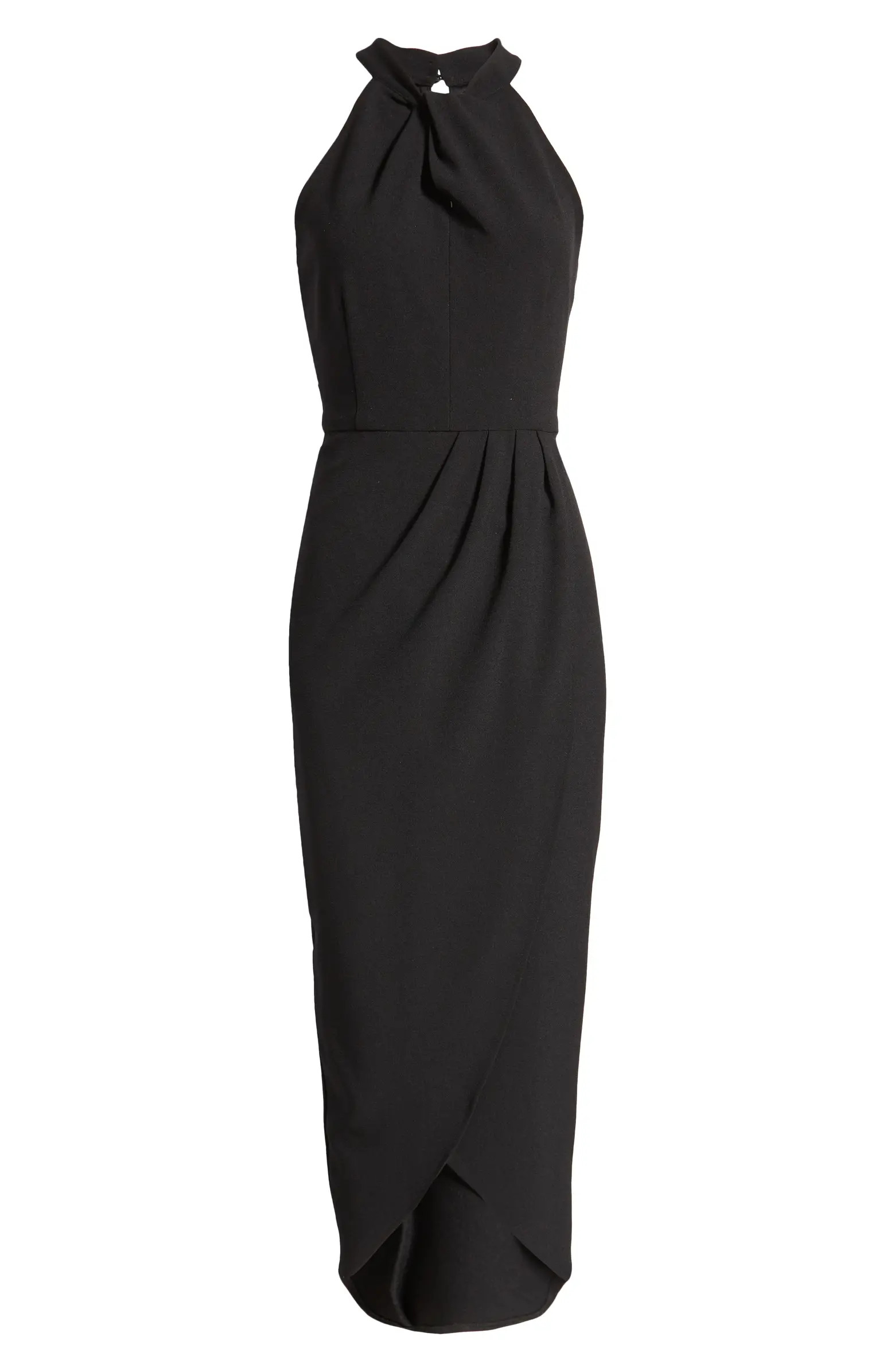 Knot Neck Halter Dress | Nordstrom