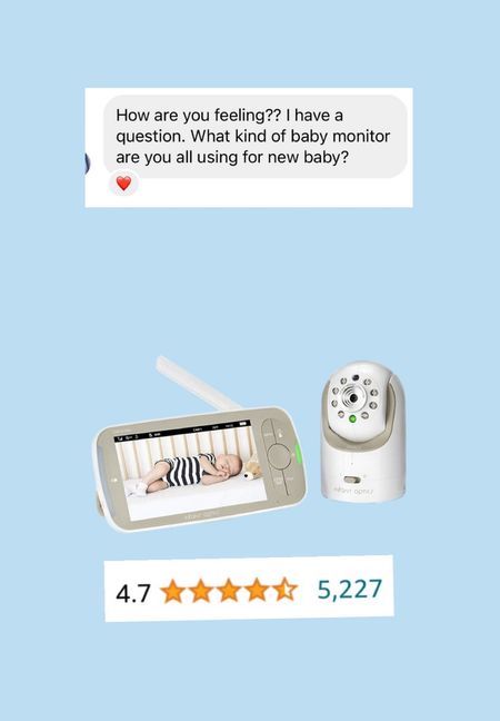 Our #1 baby monitor — we are
OBSESSED! 🫶🏼 We had the old version for 4.5+ years for our oldest before upgrading to this newest model, which allows you to add a second camera and switch between rooms to view more than one kid! 🙌🏼 ADD TO YOUR BABY REGISTRY!!!!!

#LTKhome #LTKbaby #LTKfamily
