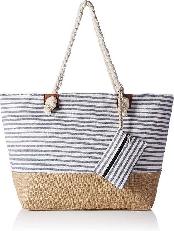 Amazon Brand - Hikaro Grande borsa da spiaggia idrorepellente con cerniera | Amazon (IT)