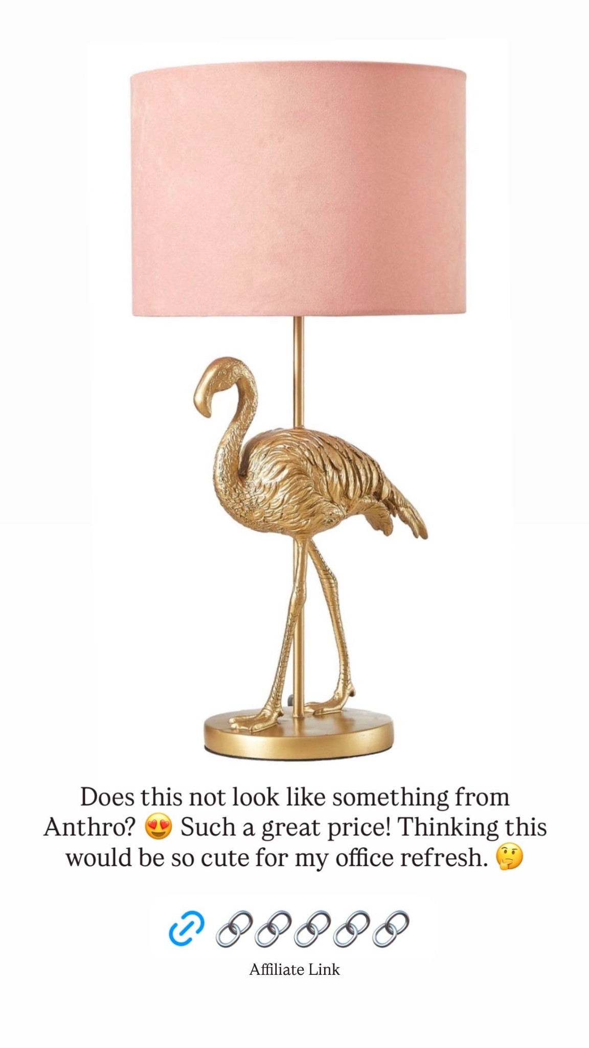 Does this not look like something from Anthro? 😍 Such a great price! Thinking this would be so cute for my office refresh. 🤔 Affiliate Link