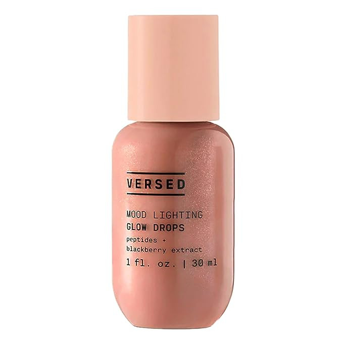 Versed Mood Lighting Glow Drops, Rose - Liquid Blush & Liquid Highlighter Drops with Illuminating... | Amazon (US)