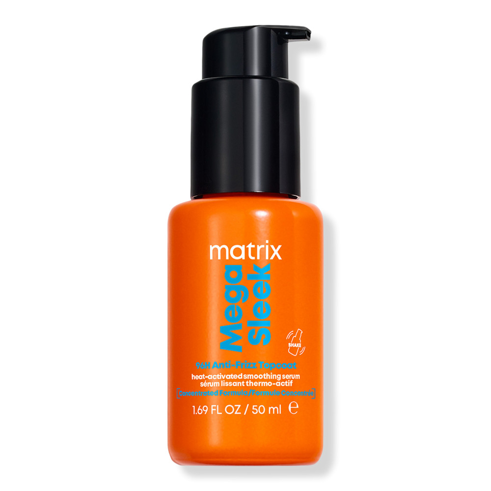 Matrix Mega Sleek 96H Anti-Frizz Topcoat Smoothing Hair Serum - 1.69 oz | Ulta