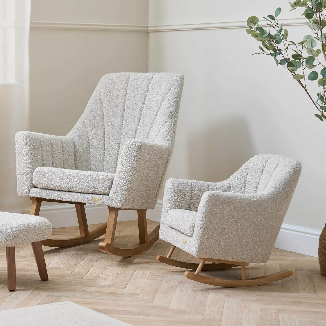 Tutti Bambini Jonah Mini Me Nursery Rocking Chair - Beige | argos.co.uk