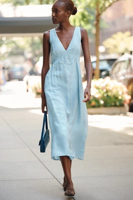 V-Neck Midi Dress | Anthropologie (US)