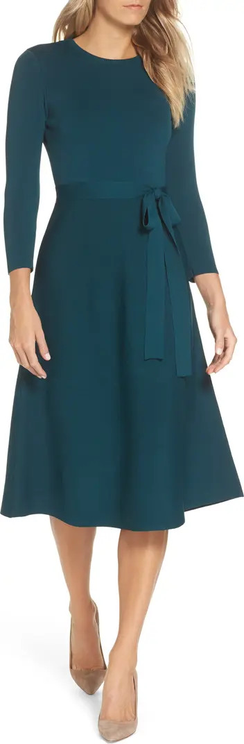 Fit & Flare Sweater Dress | Nordstrom