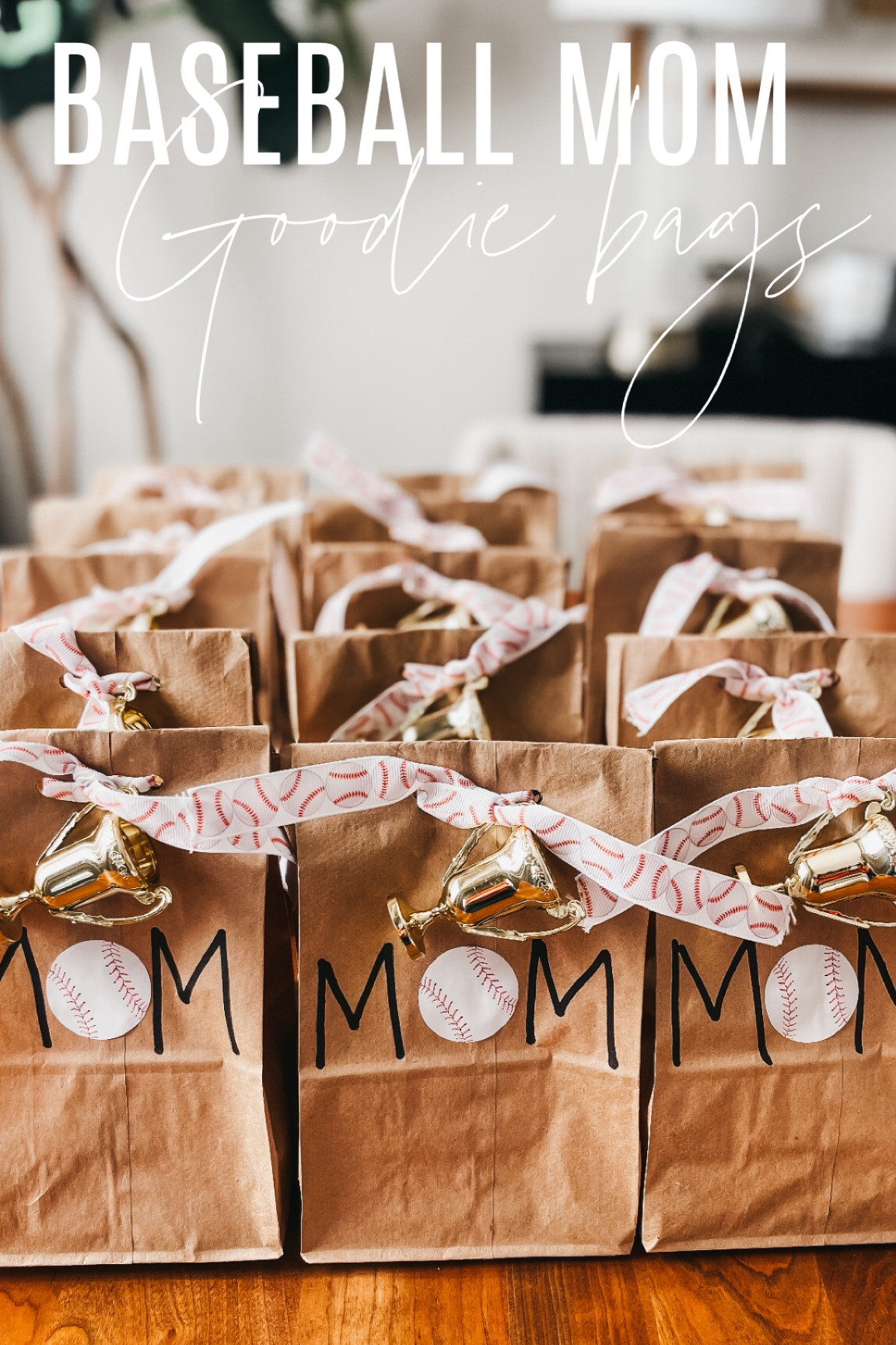 Baseball M⚾️M goodie bags! Treat your mama friends with a cute little something to pamper her for taking care of her little Baller all season long! I used brown paper sacks — & added sparkling water, baseball hair tie, and an eye mask. Add a treat or anything else she might like! I tied it off with baseball ribbon and a mini trophy (from dollar tree) because we’re the real MVP’s!! ⚾️❤️⚾️

Baseball mom,baseball life, mom life, baseball mom gift idea, team snack, team treat bag, baseball goodie bag, baseball party favor  

#LTKkids #LTKparties #LTKGiftGuide